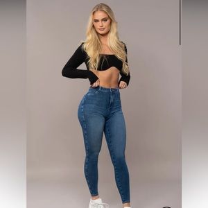 FITJEANS 360 V2 HIGH WAISTED
- SAPPHIRE BLUE